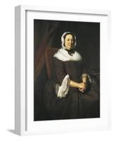 Portrait of Mrs. Samuel Hill-John Singleton Copley-Framed Art Print