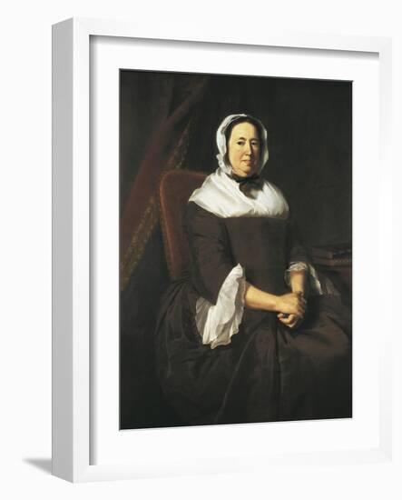 Portrait of Mrs. Samuel Hill-John Singleton Copley-Framed Art Print