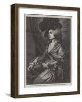 Portrait of Mrs Siddons, in the South Kensington Museum-Thomas Gainsborough-Framed Giclee Print