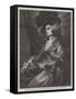 Portrait of Mrs Siddons, in the South Kensington Museum-Thomas Gainsborough-Framed Stretched Canvas