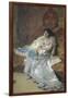 Portrait of Mrs Theresa Oneto Maglione, 1879-Domenico Morelli-Framed Giclee Print