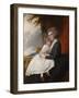 Portrait of Mrs Thomas Raikes with Her Daughter-George Romney-Framed Giclee Print