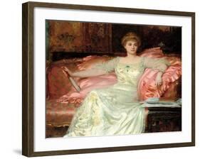 Portrait of Mrs. W. K. D'Arcy, 1902-Frank Dicksee-Framed Giclee Print