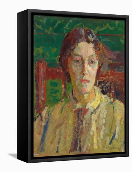 Portrait of Mrs Whelan, C. 1912-3-Harold Gilman-Framed Stretched Canvas