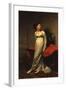 Portrait of Mrs White (Nee Watford), Full Length in a White Silk Dress, 1809-George Dawe-Framed Giclee Print