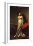 Portrait of Mrs White (Nee Watford), Full Length in a White Silk Dress, 1809-George Dawe-Framed Giclee Print