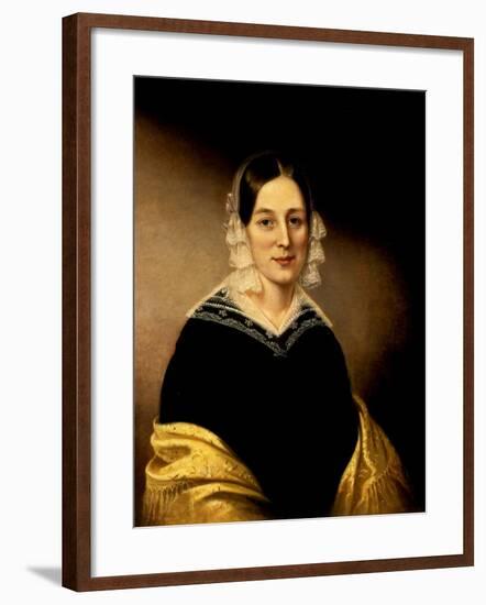 Portrait of Mrs. William Crane, C.1840-Sarah Miriam Peale-Framed Giclee Print