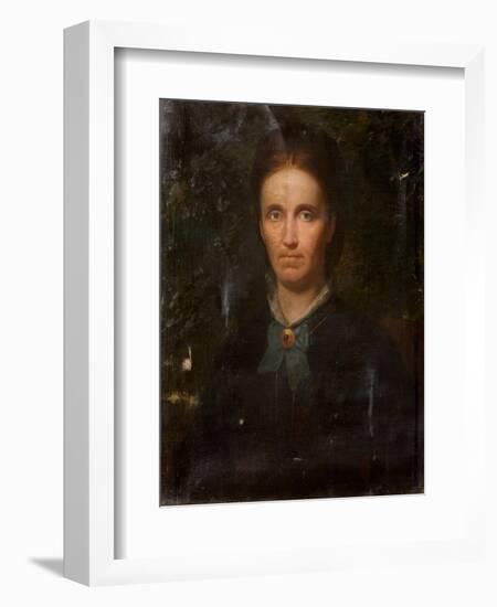 Portrait of Mrs William Glover-Andrew Carrick Gow-Framed Giclee Print