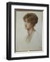 Portrait of Mrs. William J. Stillman, Bust Length, 1869-Dante Gabriel Rossetti-Framed Giclee Print