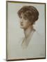 Portrait of Mrs. William J. Stillman, Bust Length, 1869-Dante Gabriel Rossetti-Mounted Giclee Print