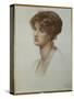 Portrait of Mrs. William J. Stillman, Bust Length, 1869-Dante Gabriel Rossetti-Stretched Canvas