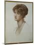 Portrait of Mrs. William J. Stillman, Bust Length, 1869-Dante Gabriel Rossetti-Mounted Giclee Print