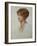 Portrait of Mrs. William J. Stillman, Nee Marie Spartali, Bust Length, 1869-Dante Gabriel Rossetti-Framed Giclee Print