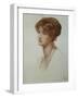 Portrait of Mrs. William J. Stillman, Nee Marie Spartali, Bust Length, 1869-Dante Gabriel Rossetti-Framed Giclee Print