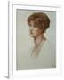 Portrait of Mrs. William J. Stillman, Nee Marie Spartali, Bust Length, 1869-Dante Gabriel Rossetti-Framed Giclee Print