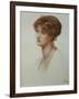 Portrait of Mrs. William J. Stillman, Nee Marie Spartali, Bust Length, 1869-Dante Gabriel Rossetti-Framed Giclee Print