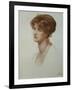 Portrait of Mrs. William J. Stillman, Nee Marie Spartali, Bust Length, 1869-Dante Gabriel Rossetti-Framed Giclee Print