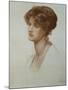 Portrait of Mrs. William J. Stillman, Nee Marie Spartali, Bust Length, 1869-Dante Gabriel Rossetti-Mounted Giclee Print