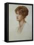 Portrait of Mrs. William J. Stillman, Nee Marie Spartali, Bust Length, 1869-Dante Gabriel Rossetti-Framed Stretched Canvas