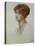 Portrait of Mrs. William J. Stillman, Nee Marie Spartali, Bust Length, 1869-Dante Gabriel Rossetti-Stretched Canvas
