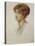 Portrait of Mrs. William J. Stillman, Nee Marie Spartali, Bust Length, 1869-Dante Gabriel Rossetti-Stretched Canvas