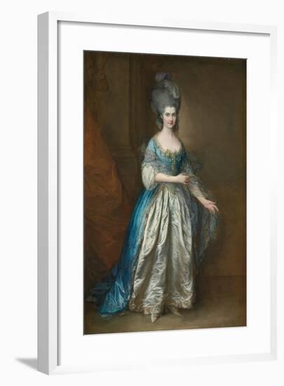 Portrait of Mrs. William Villebois-Thomas Gainsborough-Framed Giclee Print