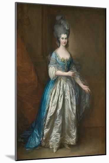 Portrait of Mrs. William Villebois-Thomas Gainsborough-Mounted Giclee Print