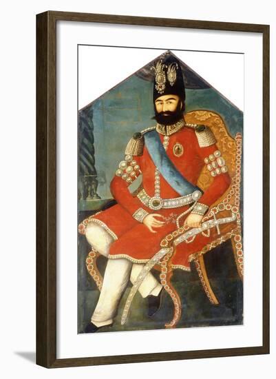 Portrait of Muhammad Shah, C. 1850-null-Framed Giclee Print