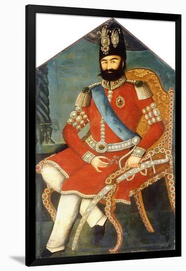 Portrait of Muhammad Shah, C. 1850-null-Framed Giclee Print