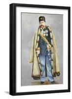 Portrait of Muzaffar Al-Din Shah Qajar-null-Framed Giclee Print