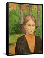 Portrait of My Sister Madeleine, 1888-Emile Bernard-Framed Stretched Canvas