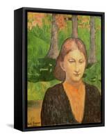 Portrait of My Sister Madeleine, 1888-Emile Bernard-Framed Stretched Canvas