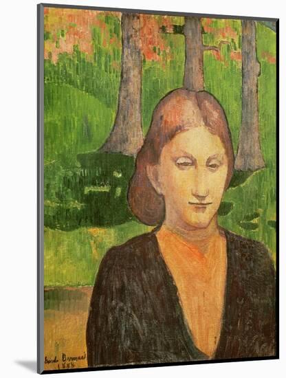 Portrait of My Sister Madeleine, 1888-Emile Bernard-Mounted Giclee Print