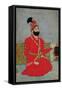 Portrait of Nadir Shah Afshar of Persia, 1700-25-null-Framed Stretched Canvas