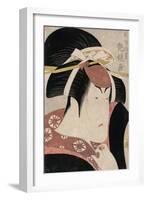 Portrait of Nakayama Tomisaburo-Kabukido Enkyo-Framed Art Print