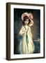 Portrait of Nancy, Daughter of Arthur Tooth-Mary Lemon Waller-Framed Giclee Print