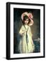 Portrait of Nancy, Daughter of Arthur Tooth-Mary Lemon Waller-Framed Giclee Print