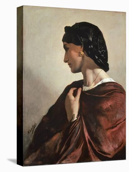 Portrait of Nanna, Ca 1861-Anselm Feuerbach-Stretched Canvas