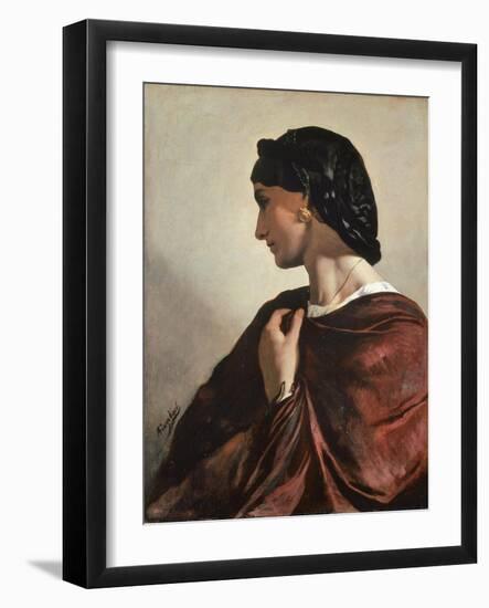 Portrait of Nanna, Ca 1861-Anselm Feuerbach-Framed Giclee Print