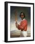 Portrait of Nannultera, a Young Poonindie Cricketer-John Michael Crossland-Framed Giclee Print
