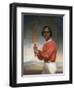 Portrait of Nannultera, a Young Poonindie Cricketer-John Michael Crossland-Framed Giclee Print