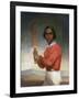 Portrait of Nannultera, a Young Poonindie Cricketer-John Michael Crossland-Framed Giclee Print