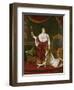 Portrait of Napoleon (1769-1821) in His Coronation Robes, 1811-Robert Lefevre-Framed Giclee Print