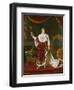 Portrait of Napoleon (1769-1821) in His Coronation Robes, 1811-Robert Lefevre-Framed Giclee Print