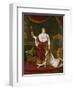 Portrait of Napoleon (1769-1821) in His Coronation Robes, 1811-Robert Lefevre-Framed Giclee Print