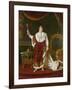 Portrait of Napoleon (1769-1821) in His Coronation Robes, 1811-Robert Lefevre-Framed Giclee Print