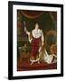 Portrait of Napoleon (1769-1821) in His Coronation Robes, 1811-Robert Lefevre-Framed Giclee Print