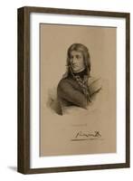 Portrait of Napoleon Bonaparte (1769-1821)-Francois Seraphin Delpech-Framed Giclee Print