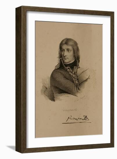 Portrait of Napoleon Bonaparte (1769-1821)-Francois Seraphin Delpech-Framed Giclee Print