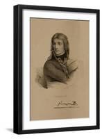 Portrait of Napoleon Bonaparte (1769-1821)-Francois Seraphin Delpech-Framed Giclee Print